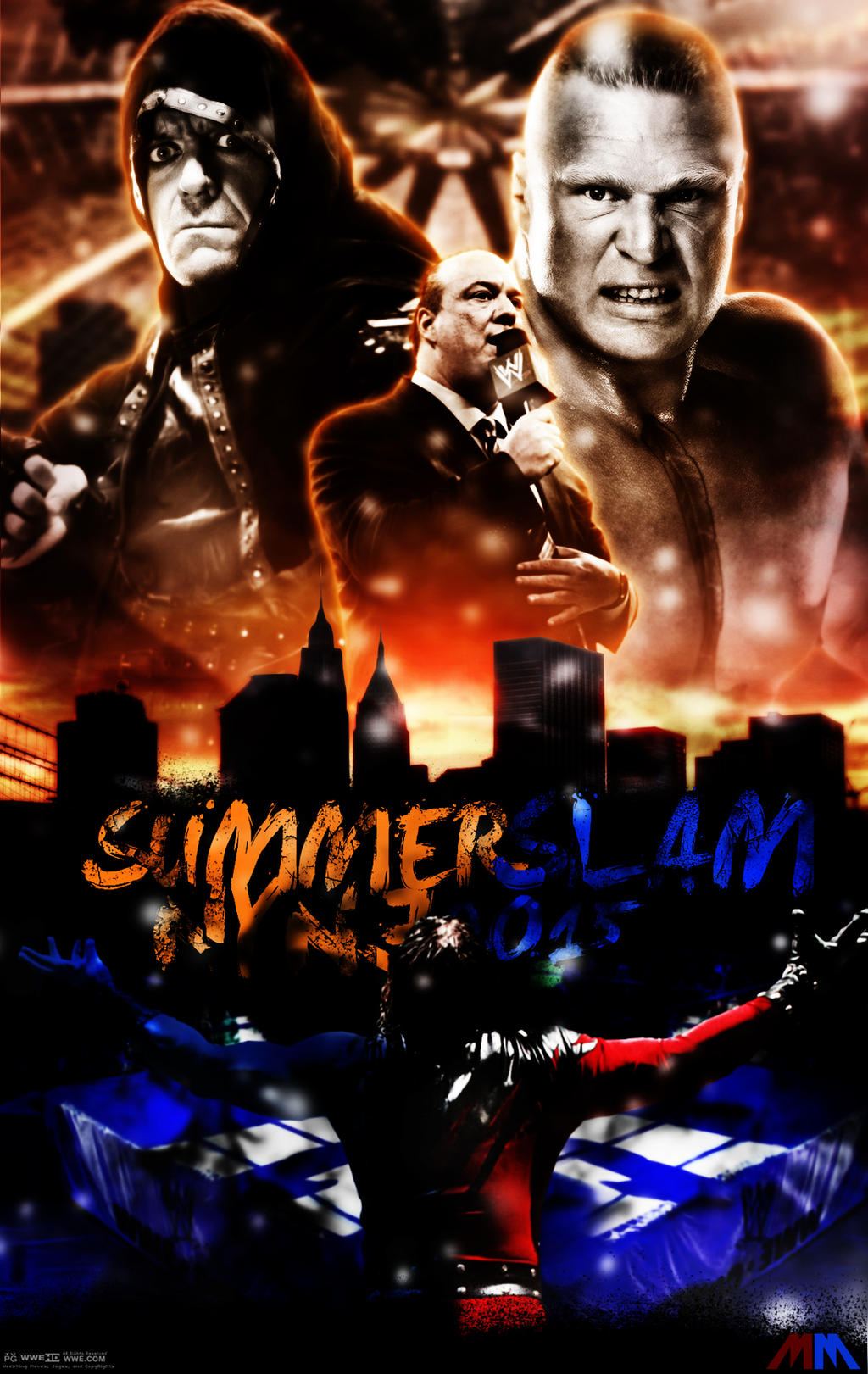 Image result for summer slam 2015 poster