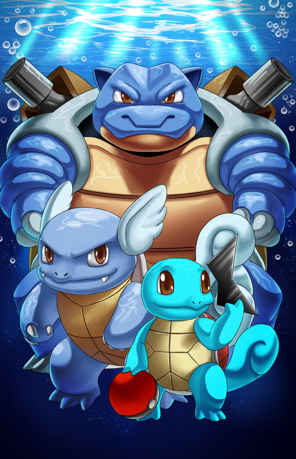 Squirtle Evolutions 98