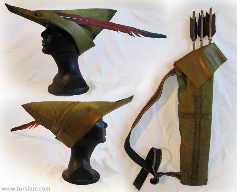 robin_hood_hat_and_quiver_by_tursiart-d3