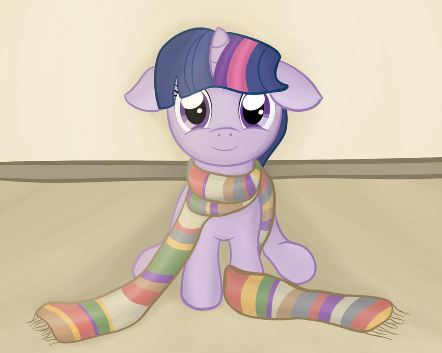 Filly Twilight's Swagtacular New Scarf by CaptainBritish