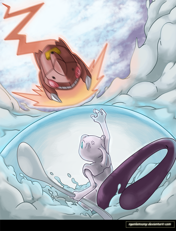 mewtwo_vs_genesect_by_nganlamsong-d6064c