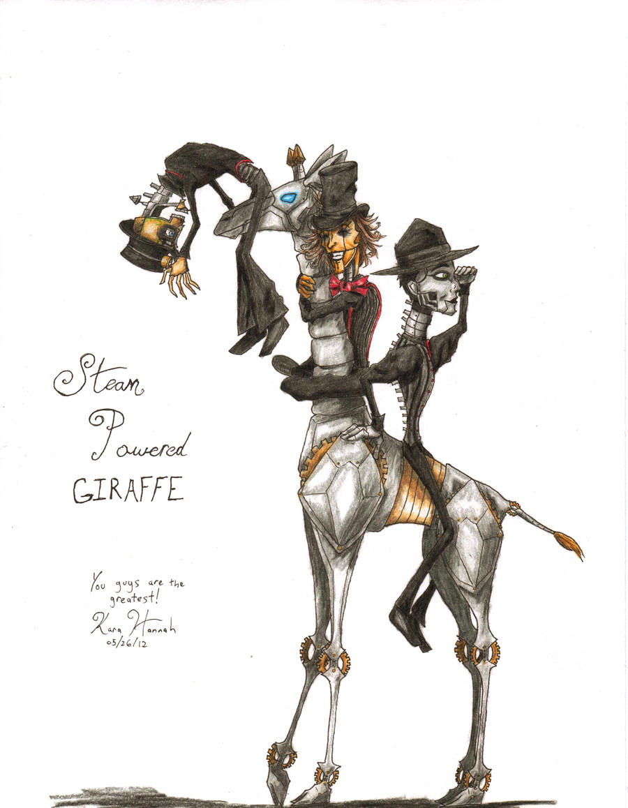 Steam Powered Giraffe by Zodiac-Bones on DeviantArt