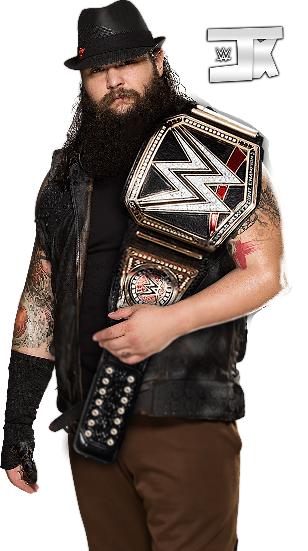 Bray Wyatt With WWE World Heavyweight Champion by KentEditions on