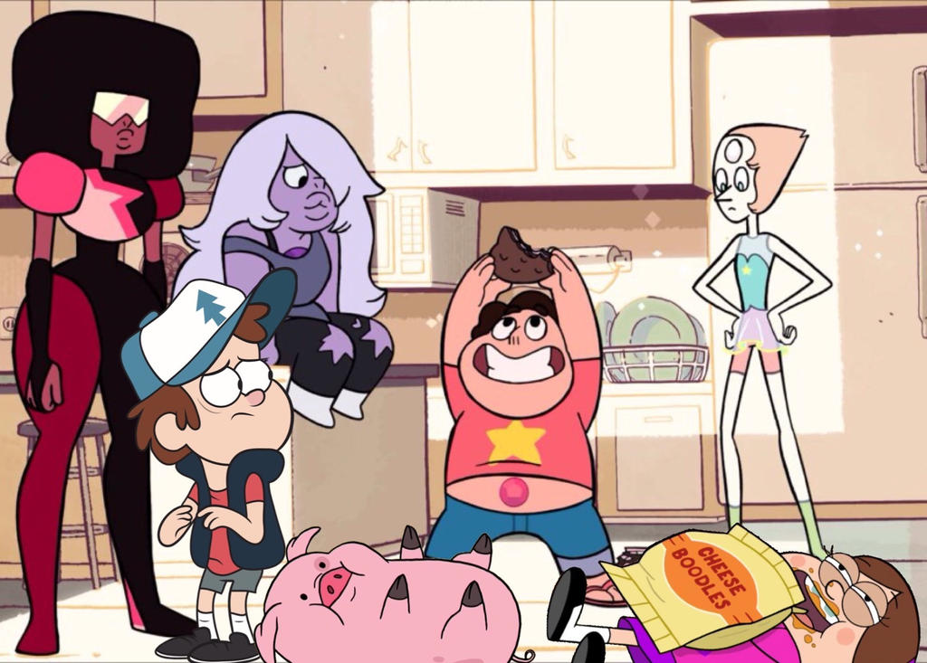 Gravity Falls and Steven Universe crossover by Cassd55 on DeviantArt