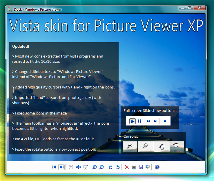 Side Dock For Windows Vista