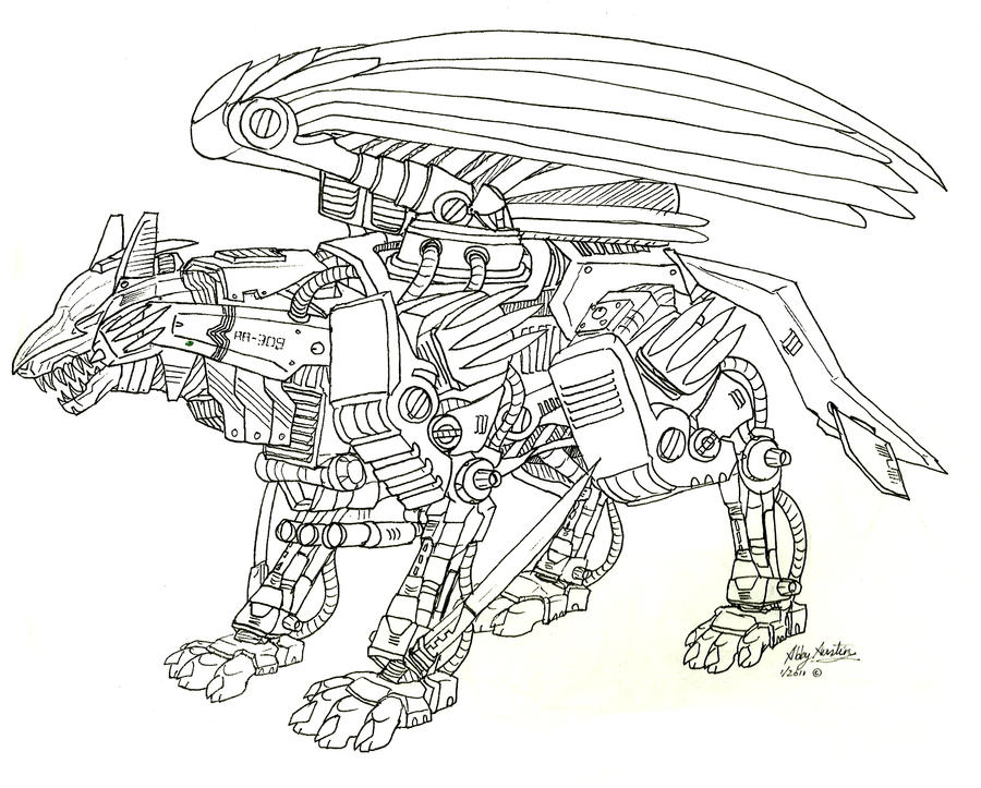 zoids coloring pages - photo #33
