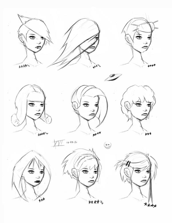 hair styles only