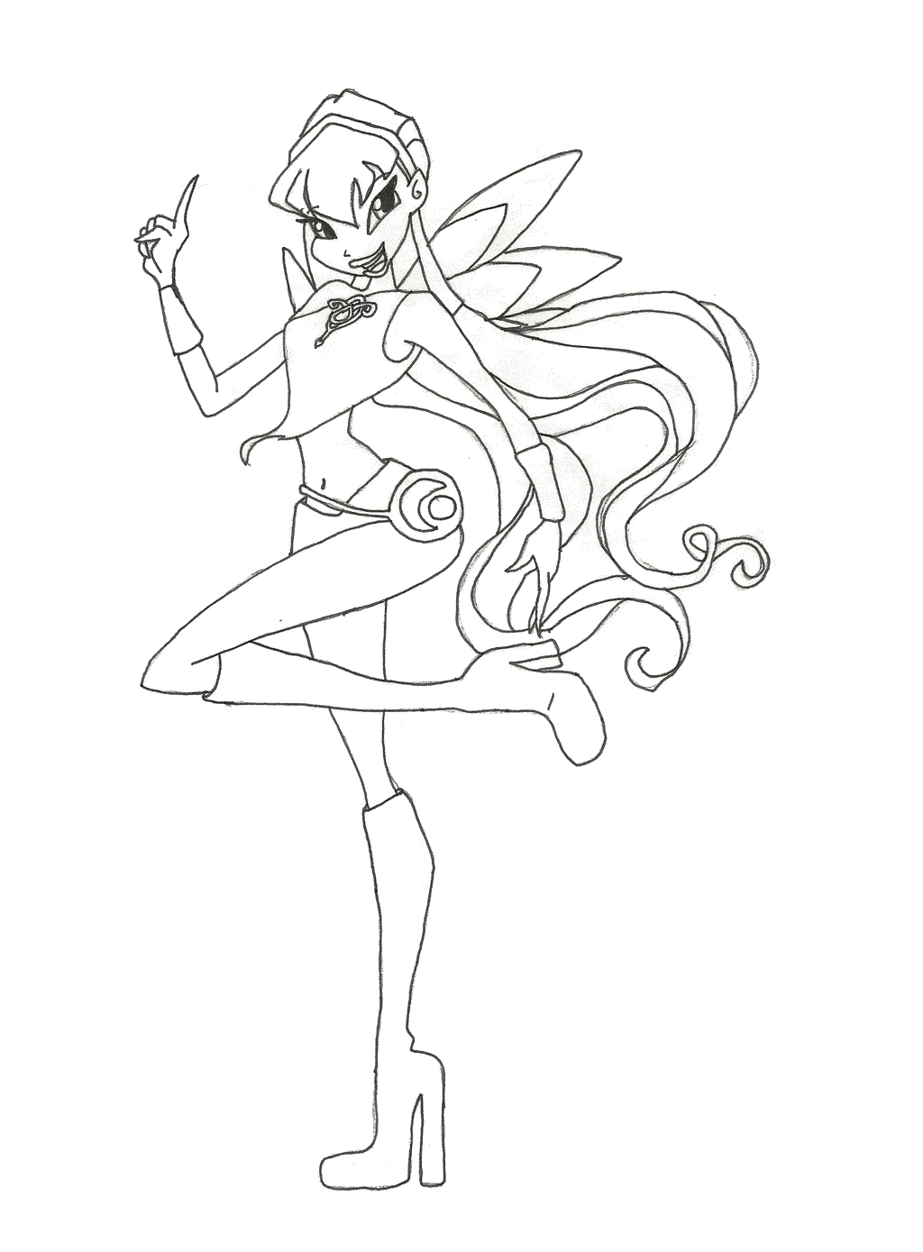 magic winx coloring pages - photo #21