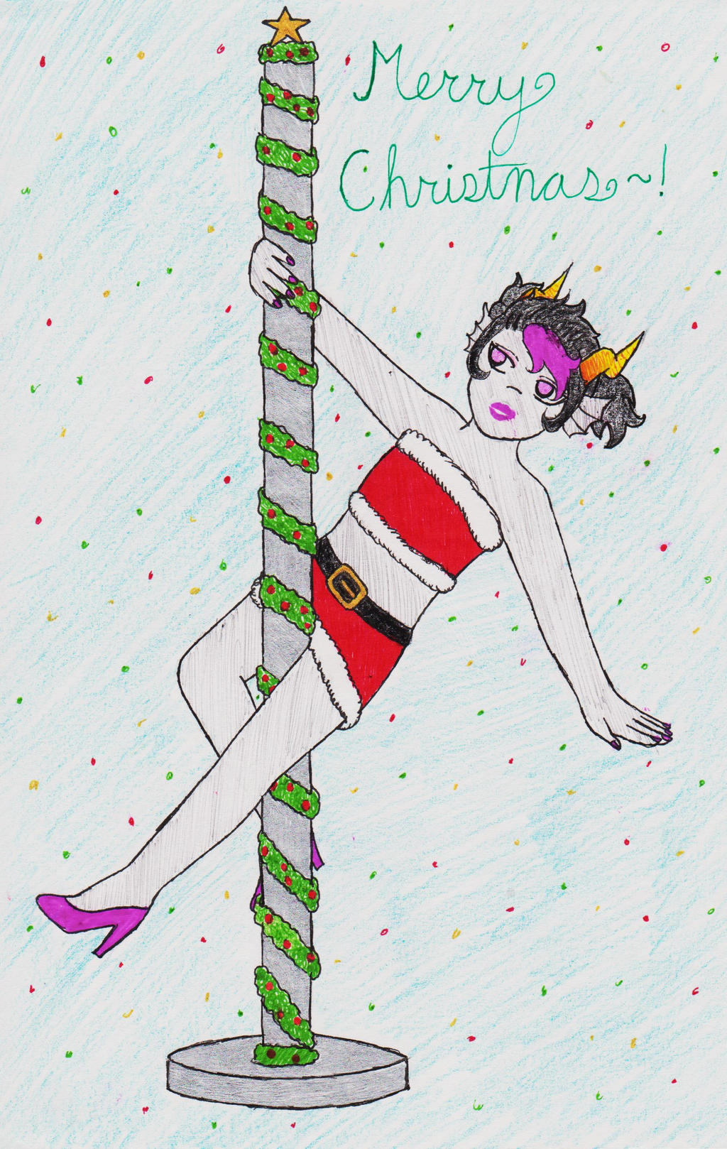 Merry Xmas from your favorite ho ho hoe! by ChrysanthemumMoon on 