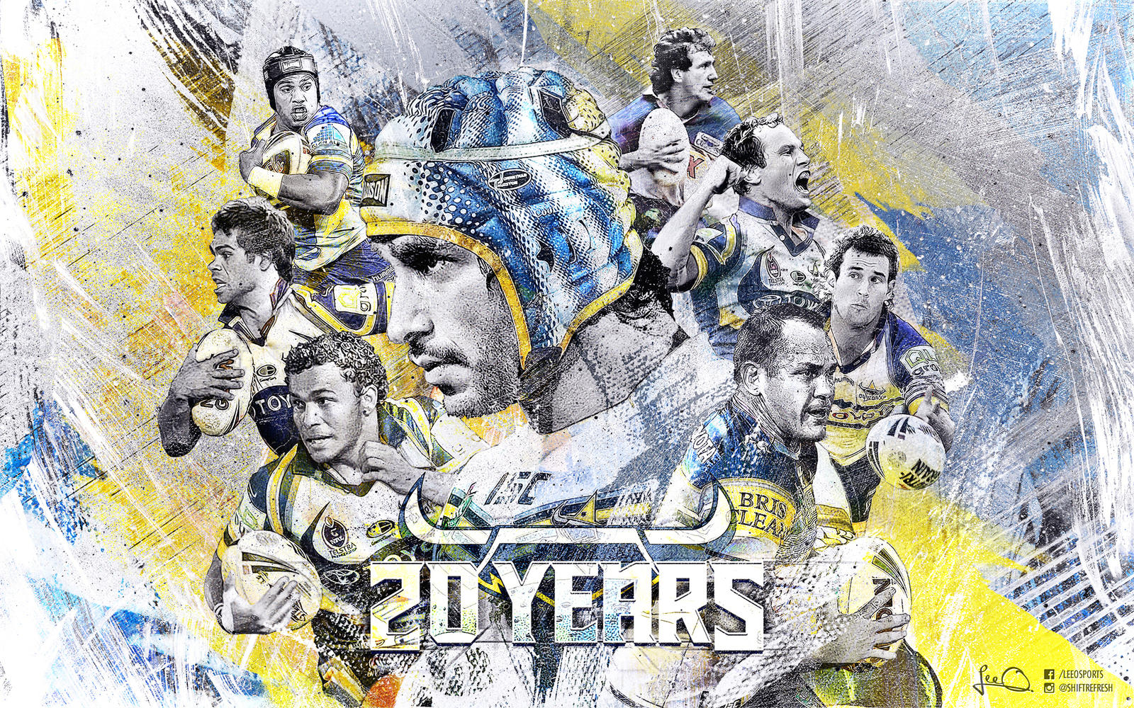 20 Years - North Queensland Cowboys Wallpaper by skythlee ...