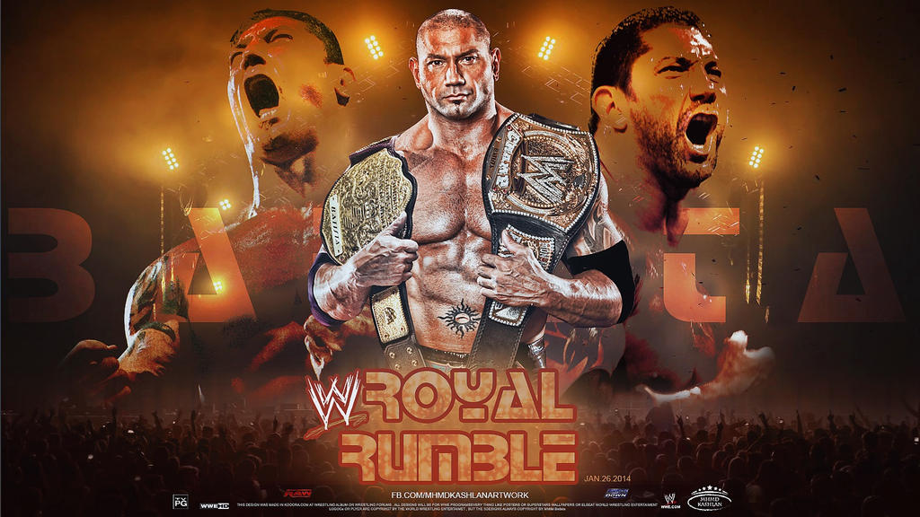 Batista ~ Royal Rumble 2014 ~ HD Wallpaper by MhMd-Batista