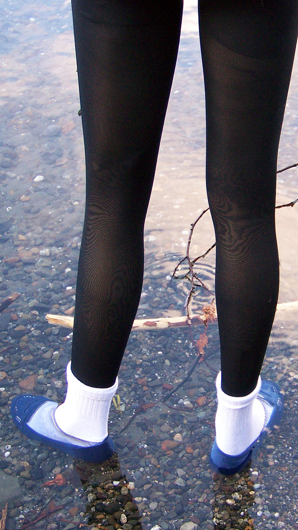 Black pantyhose socks