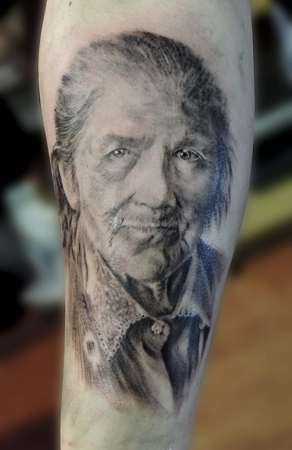 ... Grandma portrait tattoo by <b>Facundo-Pereyra</b> - grandma_portrait_tattoo_by_facundo_pereyra-d94qhac