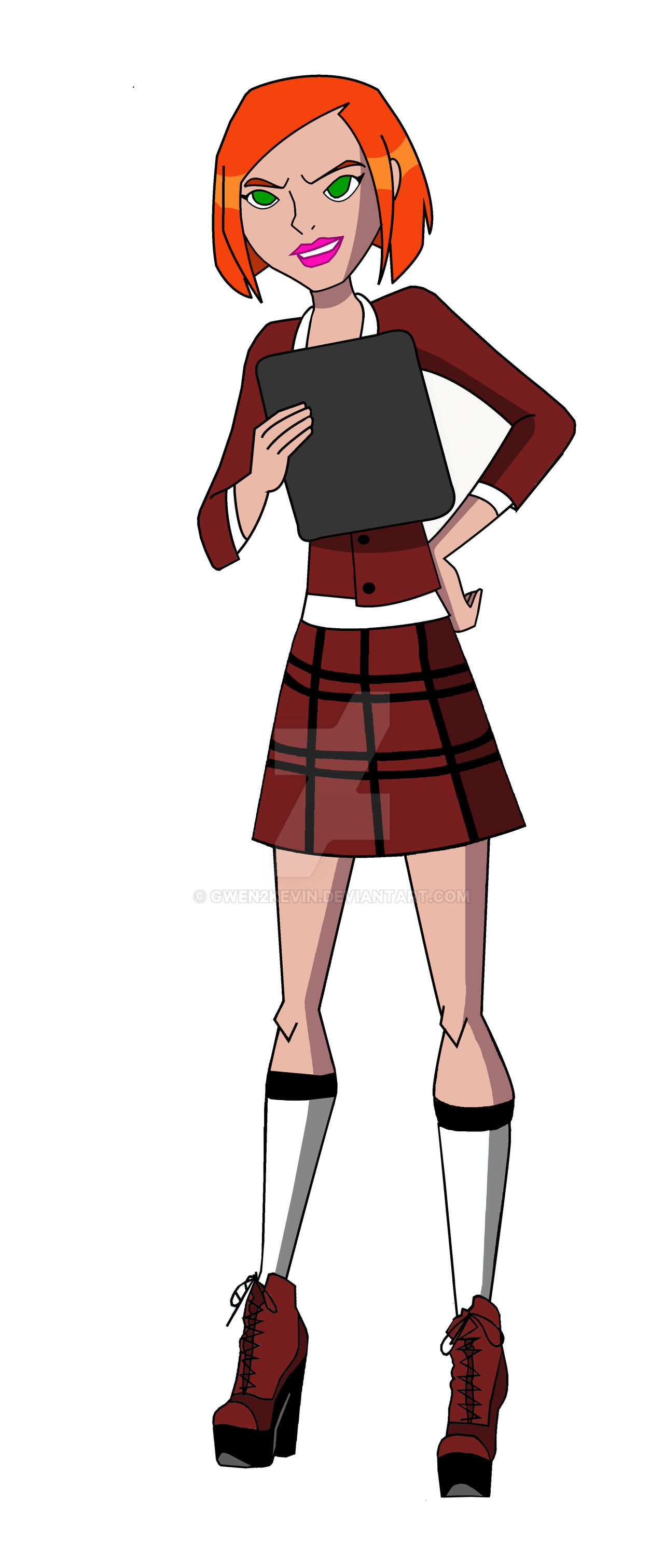 2 Gwen Tennyson In My College Clothes By Gwen2kevin On