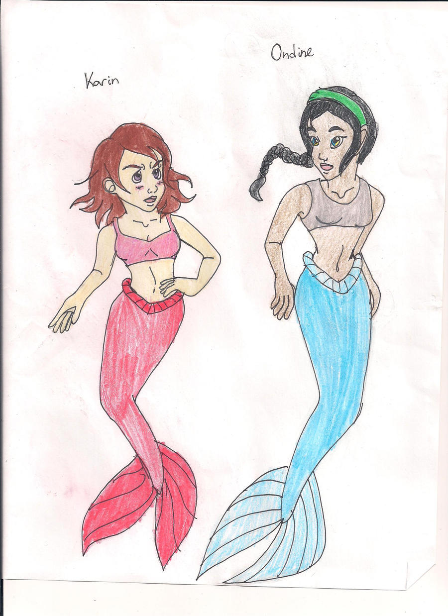 Karin and Ondine as Mermaids by Bella-Who-1 on DeviantArt