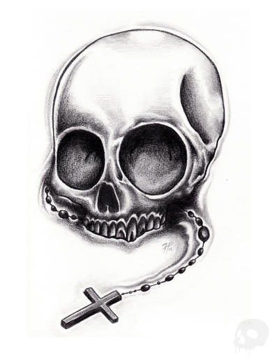 Skull and Rosary 02 by P-O-R-K-Y on DeviantArt