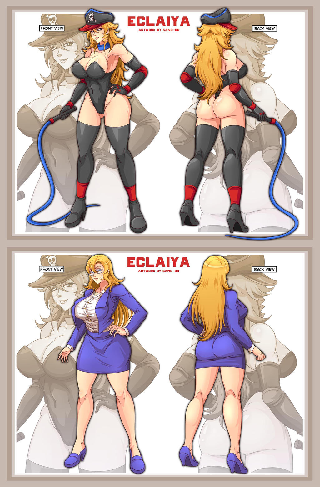 Eclaiya - Character Design (Commission) by Sano-BR