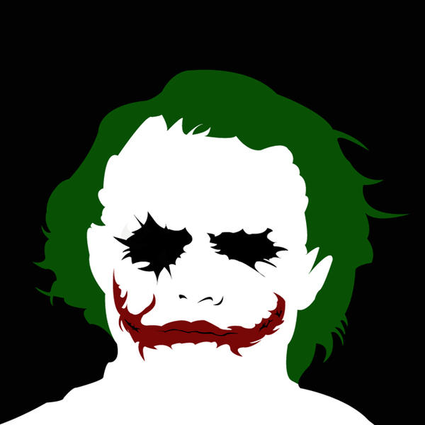 Dark Knight Joker Vector by deviantrican on DeviantArt