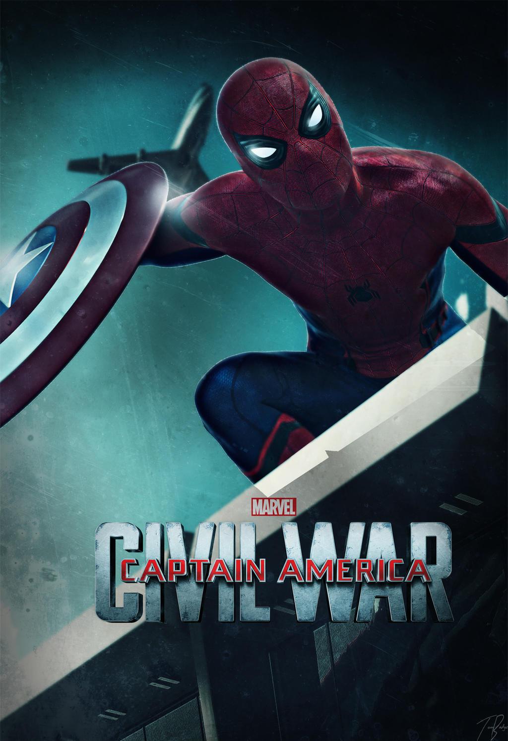 Image result for captain america civil war poster spiderman