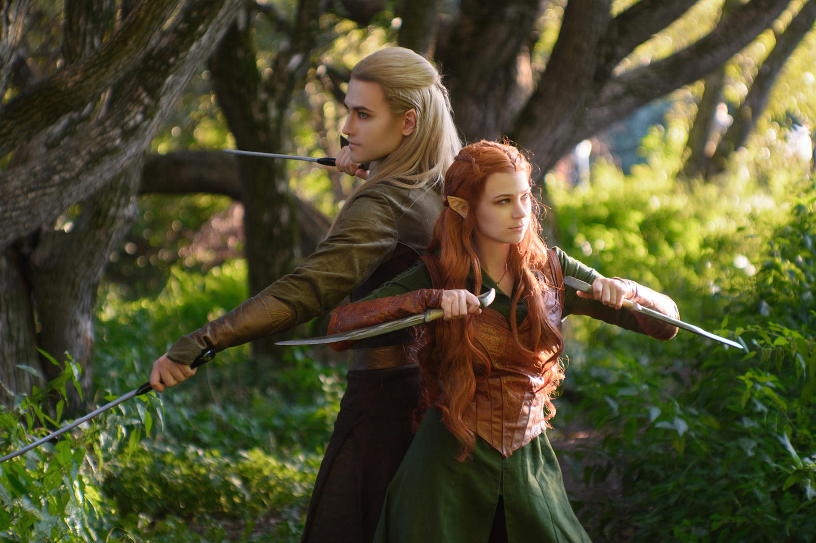 Legolas and Tauriel - The Hobbit cosplay by ...