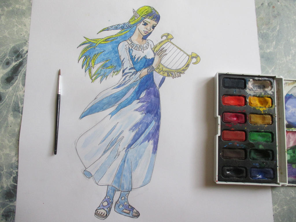 Zelda 4 by Nekojika