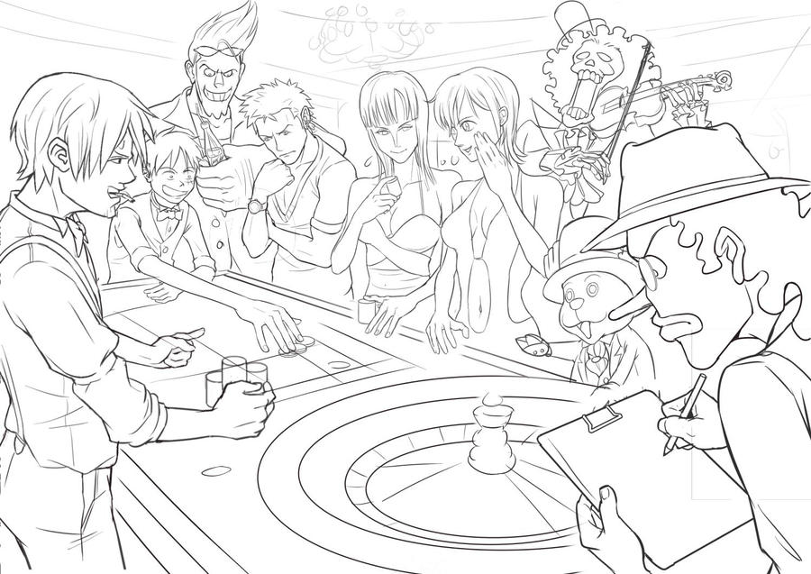one piece outline 2009 by FeiGiap on DeviantArt